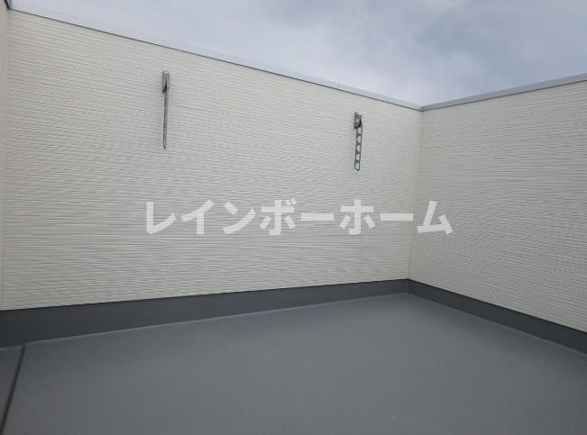 GRANDTIC　TY松戸のバルコニー|暖かな日差しのふりそそぐバルコニー