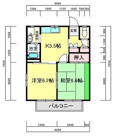 【間取り】 | リバーサイドハウス五番館