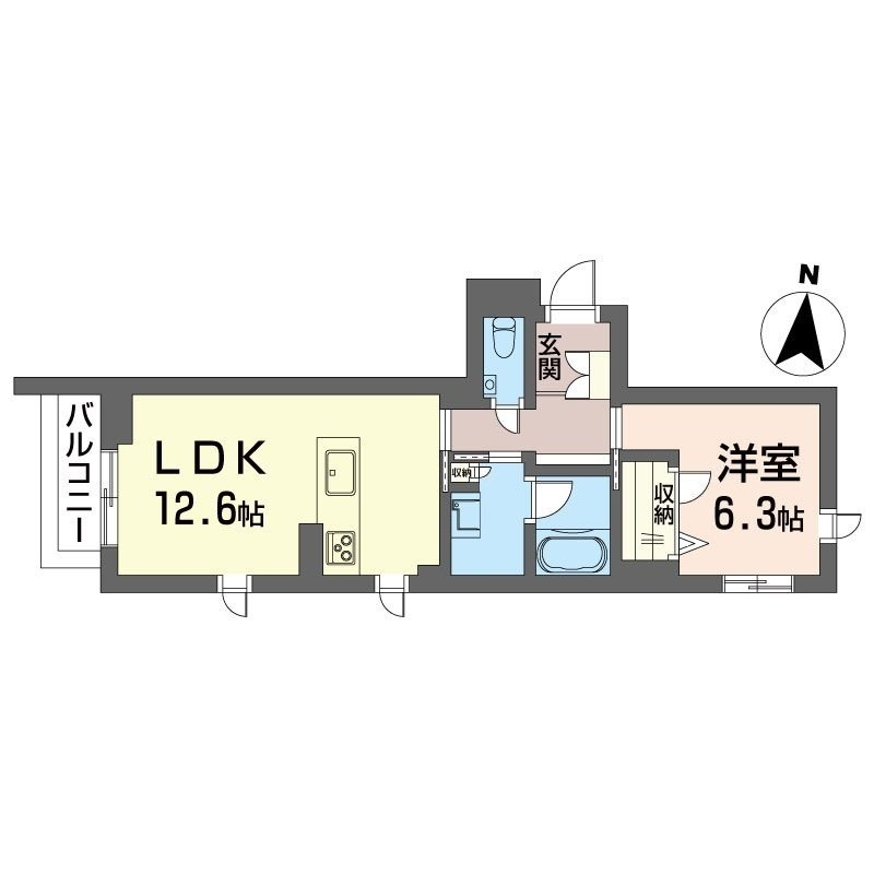 アルシアグランデ　三軒茶屋 の間取り