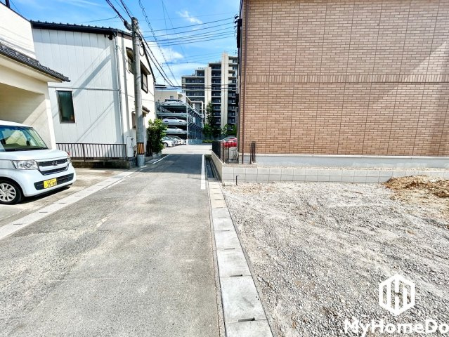 守山区西島町の前面道路含む現地写真