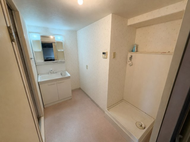 パーク上尾壱番館の独立洗面台|洗面室
※写真はAI加工で（家具・荷物等）を消去しており、現況と異なる場合があります。