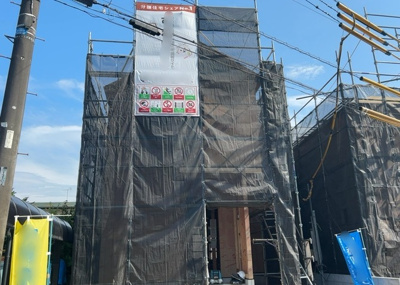 【外観】 | 西寺方町新築戸建 | ハザードマップは自然災害による被害を予測し、その被害範囲を地図上で表したものです。近年特に災害が多くなっていますので、事前に調査すると安心できます。ハザードマップは国交省のホームページをご覧ください。