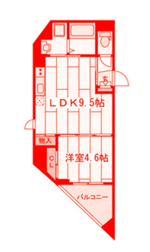 メゾン青空東戸塚の間取り|使いやすい間取りです♪
