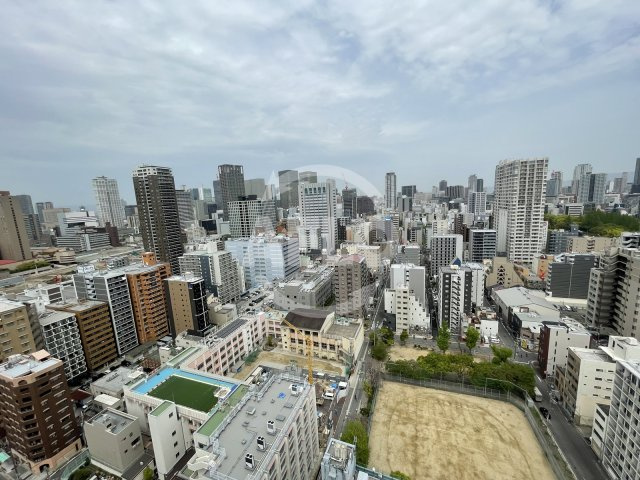 ウェリスタワー京町堀　西船場小学校区の展望|ウェリスタワー京町堀　眺望