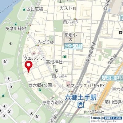 【地図】 | クレヴィスタ多摩川六郷