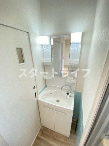 大阪市東淀川区豊里６丁目の賃貸マンションの洗面所