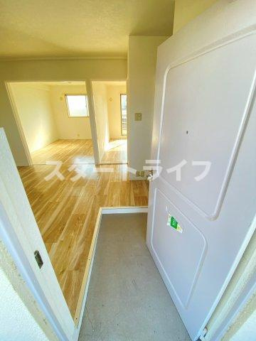 大阪市東淀川区豊里６丁目の賃貸マンションの玄関