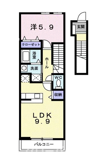 カサ・デル・ブリッサの間取り