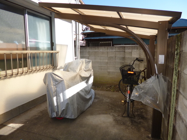 杉浦荘のその他共用部分|バイク止めれます。