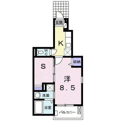 パリス・デイジーの間取り|間取りです。