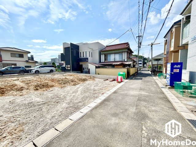 守山区西島町の前面道路含む現地写真