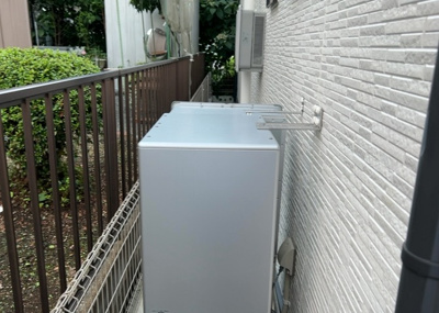 【発電・温水設備】 | 川口町新築戸建 | 追焚機能や省エネ給湯器を標準装備した環境と家計に優しい温水設備です。いつでも温かいお風呂に入り直すことができ、光熱費の節約にも貢献します。都市ガス仕様で使い勝手も良く快適な暮らしをサポート。