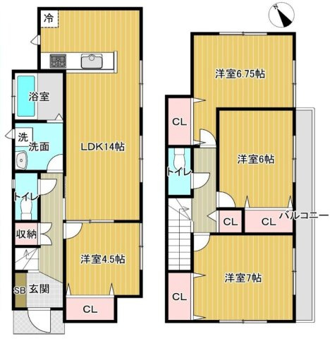 【間取り】 | 4LDKはリビングダイニングキッチンと4つの居室がある間取りで、大家族や二世帯住宅に最適。広々としたリビングで家族団らんを楽しみ、個室でプライベートな時間も確保でき、快適な生活を送ることができますよ。