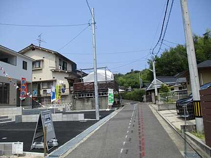 廿日市市大野字対厳山の前面道路含む現地写真