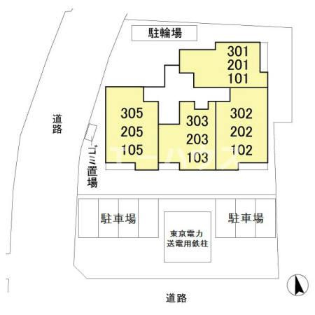 メゾンドールの区画図