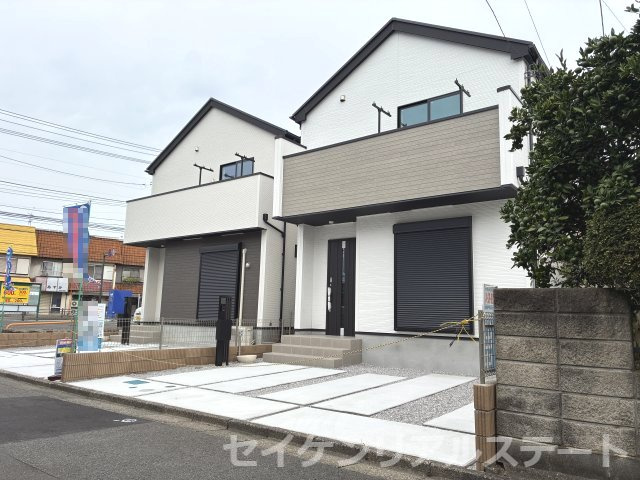 光が丘３丁目　新築戸建　2号棟の外観|南東公道・陽当り良好です
