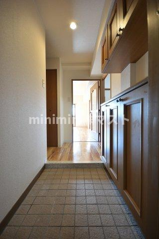 ライオンズシティ難波南の玄関