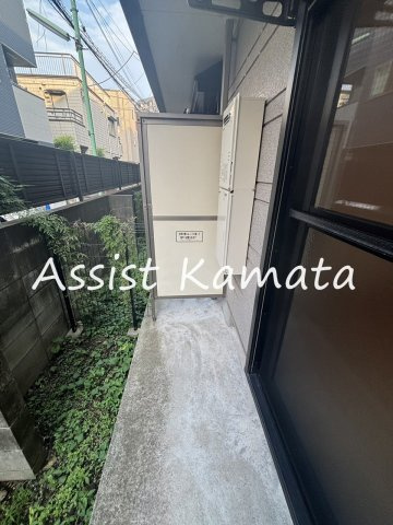 ドミール上池台のバルコニー