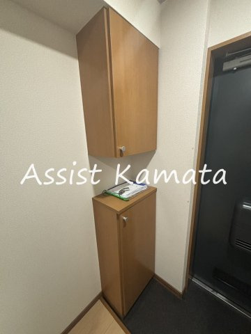 ドミール上池台の玄関