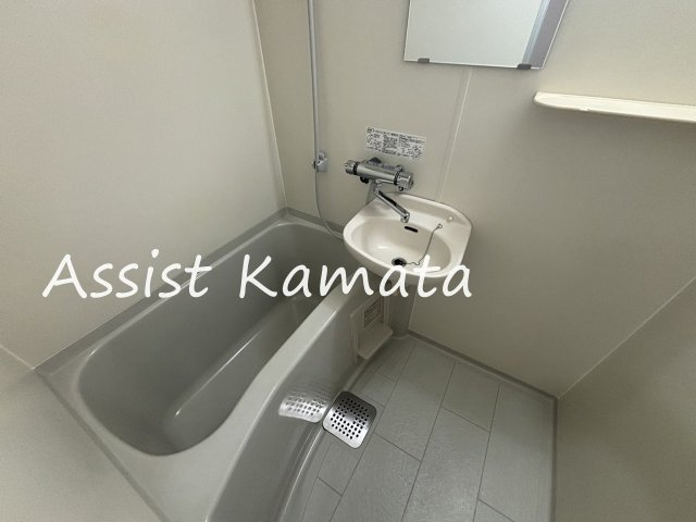 ドミール上池台の浴室