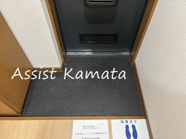 ドミール上池台の玄関