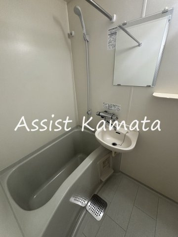 ドミール上池台の浴室
