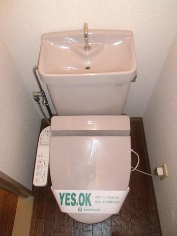 千葉市若葉区桜木北１丁目の賃貸マンションのトイレ