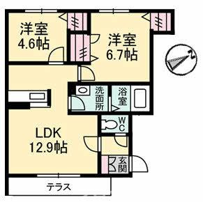 アトリエールの間取り