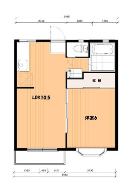 コンドレア勝田Ａの間取り