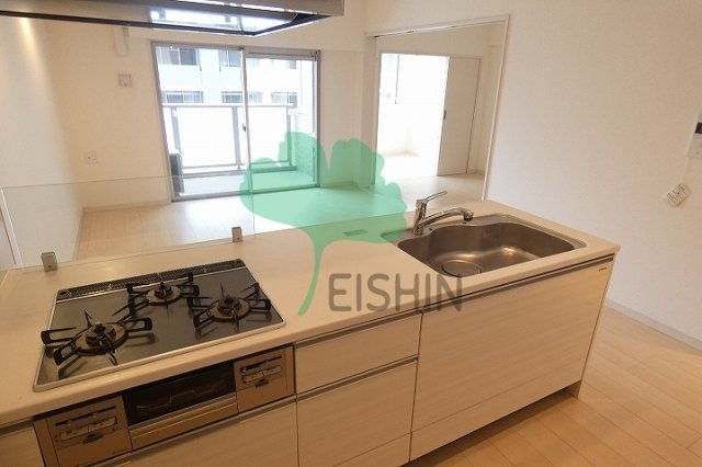 モンレーヴ博多駅南のキッチン|シンプルな清潔感のあるキッチンです！