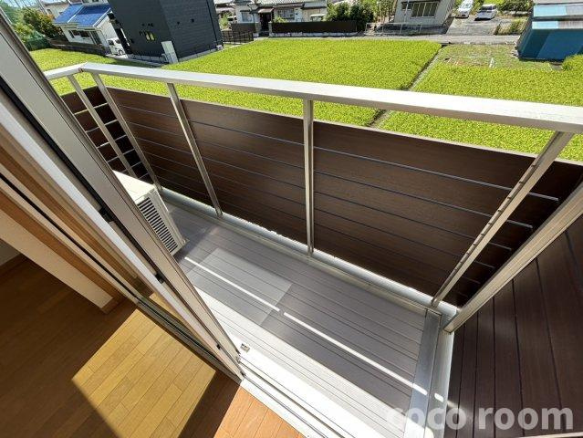 ウィステリアＡのバルコニー