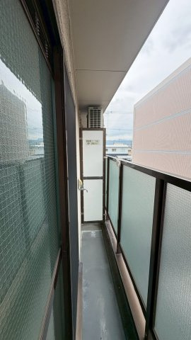 アスカハイツのバルコニー
