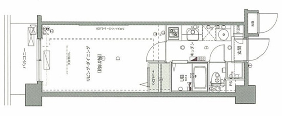セジョリノース東京の間取り