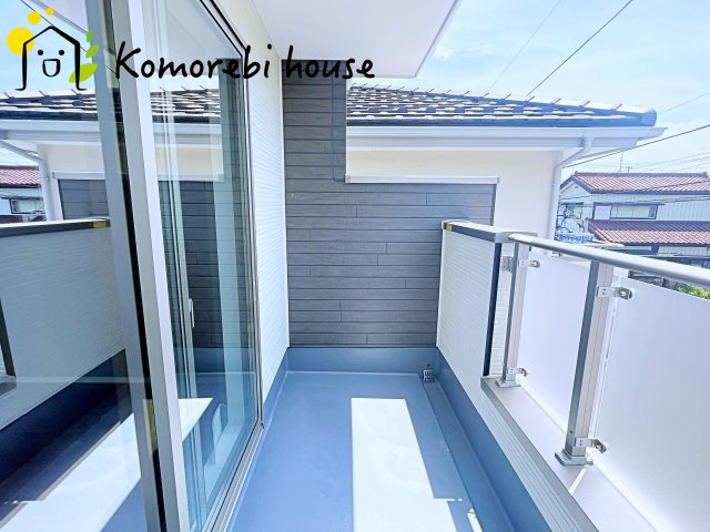 上尾市原市　3期　新築一戸建て　Re・Terrechez　01のバルコニー|陽当たり良好なバルコニーです
