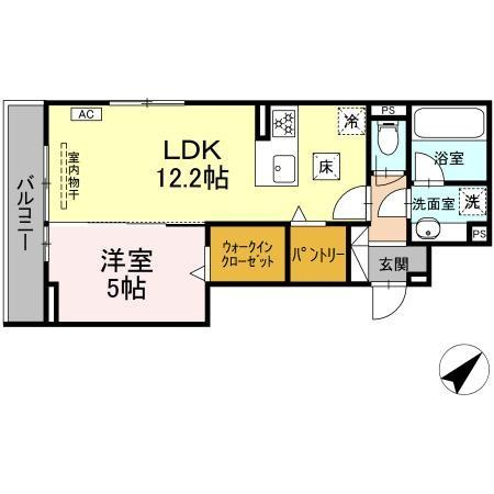 D-avance 柱六番町Ⅲの間取り