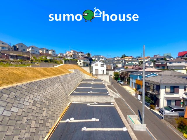 篠原町売地　1区画の前面道路含む現地写真|前面道路含む現地写真です