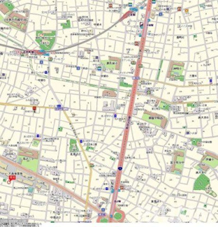 【地図】 | ルーブル中馬込弐番館
