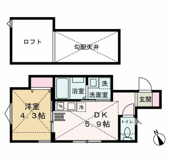 明和レジデンスの間取り