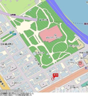 【地図】 | フェニックス日本橋浜町公園