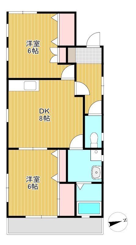 DUO寺岡 の間取り