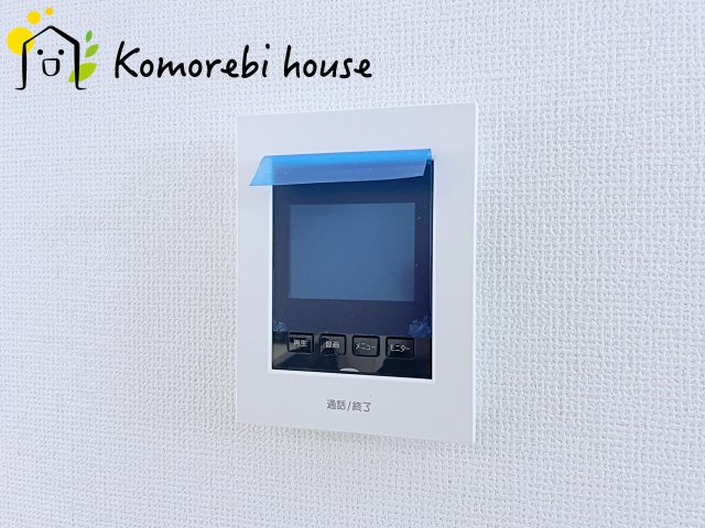 上尾市原市　3期　新築一戸建て　Re・Terrechez　02の防犯設備|モニター付きインターホンです