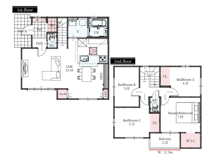 上尾市原市　3期　新築一戸建て　Re・Terrechez　02の間取り|【全2棟・2号棟】上尾市原市　3期　新築一戸建て　Re・Terrechez　02・4LDK・土地面積149.85m2・建物面積100.60m2
