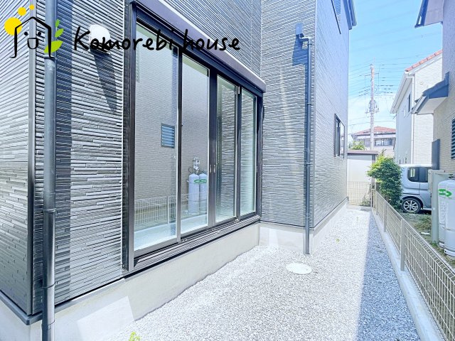 上尾市原市　3期　新築一戸建て　Re・Terrechez　02の庭|簡単な家庭菜園も楽しめるお庭です