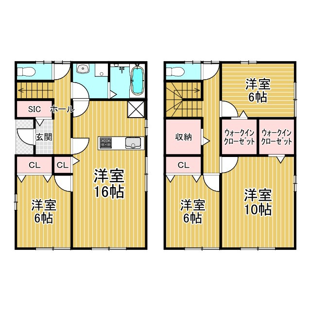 Beeluxの間取り