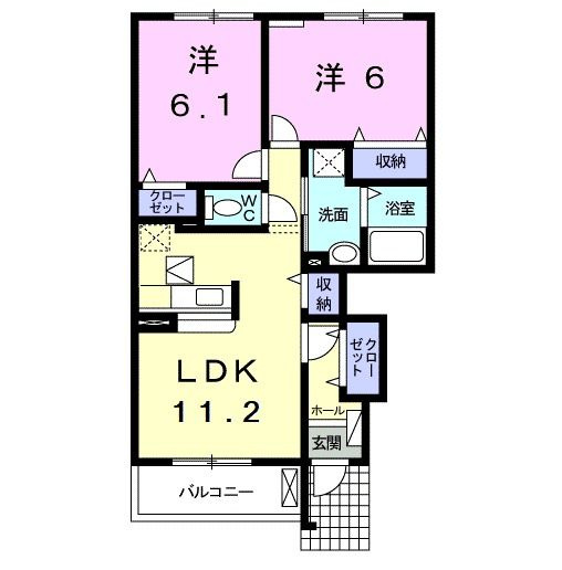 ペアガーデンの間取り