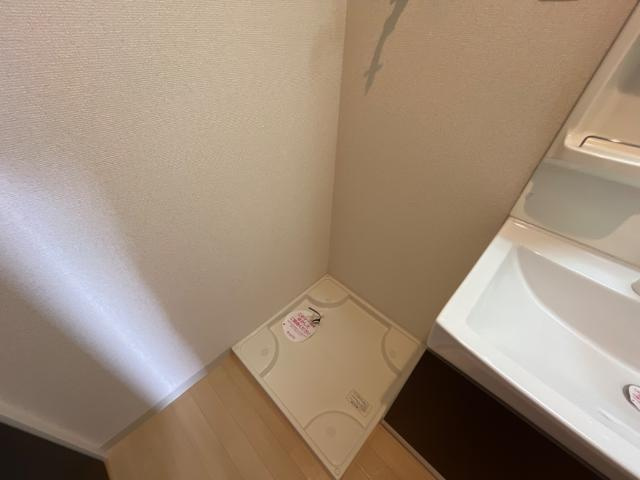 めぞん桜の洗面所|洗濯機置場