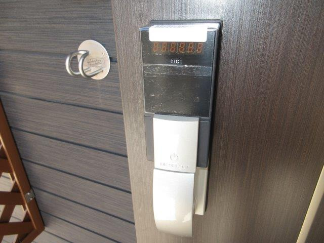 倉敷市安江のアパートのセキュリティ|電子キー