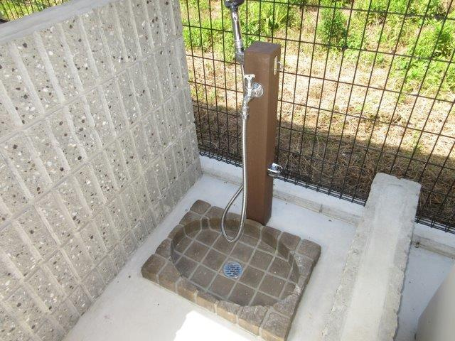 倉敷市安江のアパートのその他共用部分|ペット用足洗い場