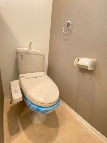 レオンコンフォート天王寺南のトイレ|落ち着いた色調のトイレです