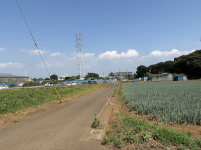 【前面道路含む現地写真】 | 長沼原町　売地 | 東側